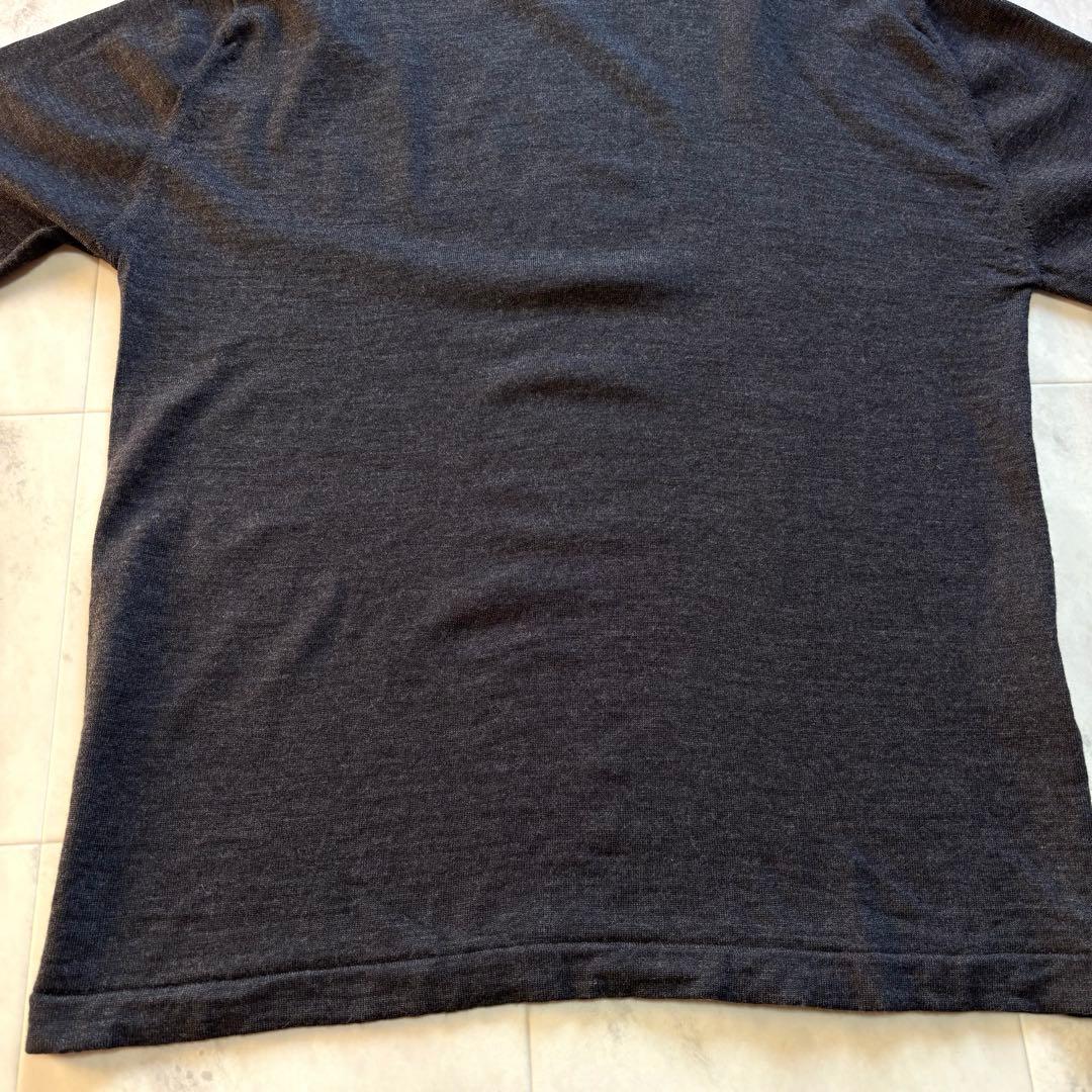 【極美品】LE エルイー ウールモックネックニット レショップ 3 チャコール