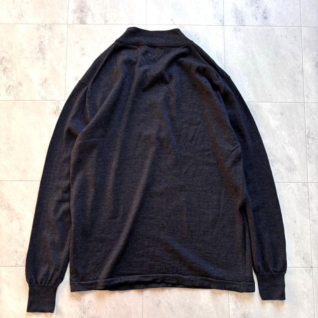 【極美品】LE エルイー ウールモックネックニット レショップ 3 チャコール