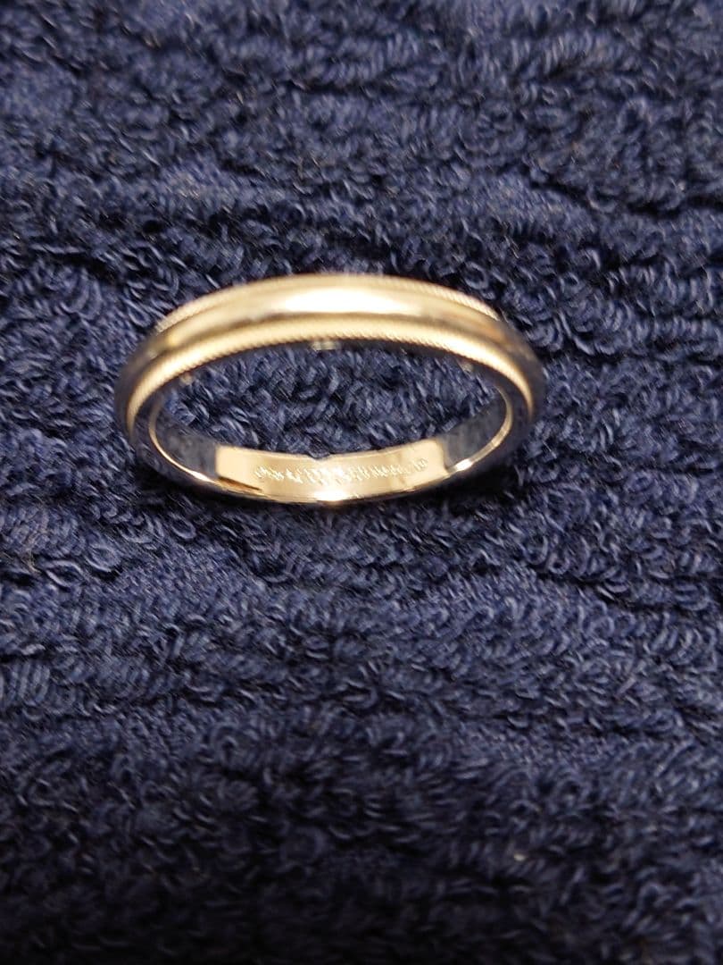 【ハロウィン】ティファニー結婚指輪　男性用