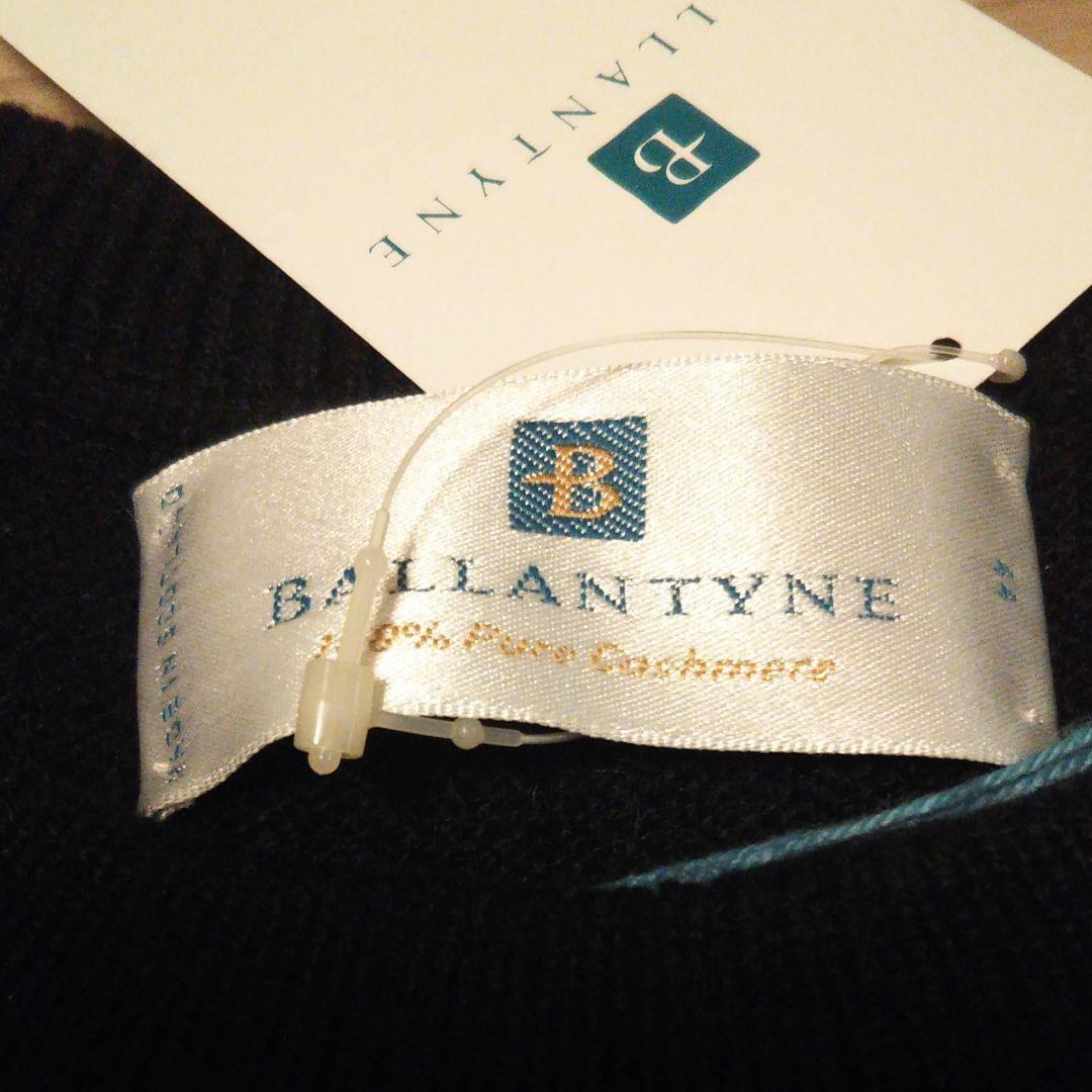 【超高級セーター未使用値札付】バランタイン 英国製 カシミヤ 定価21万円