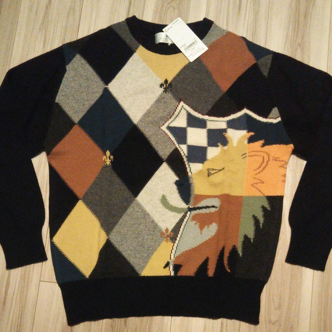 【超高級セーター未使用値札付】バランタイン 英国製 カシミヤ 定価21万円