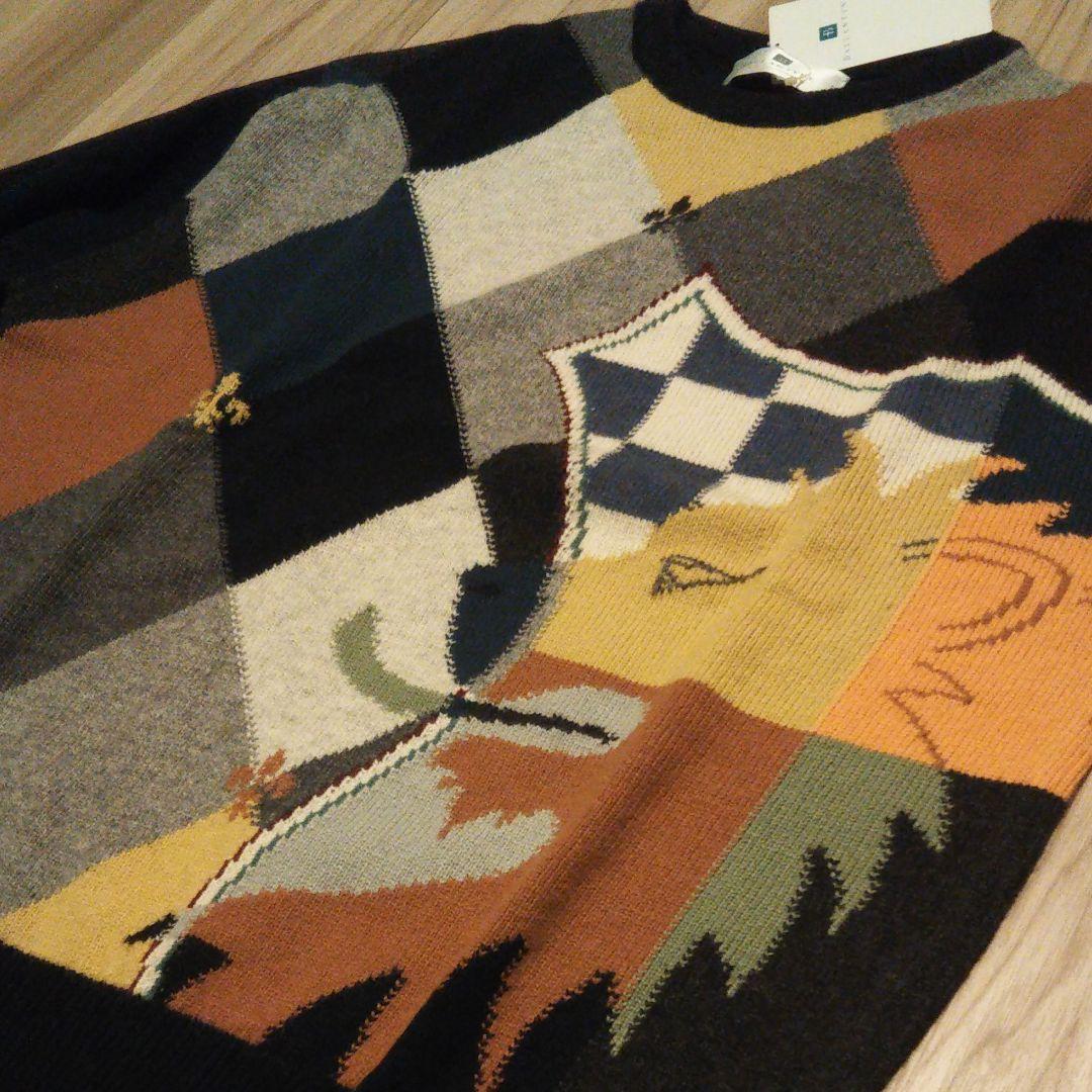 【超高級セーター未使用値札付】バランタイン 英国製 カシミヤ 定価21万円