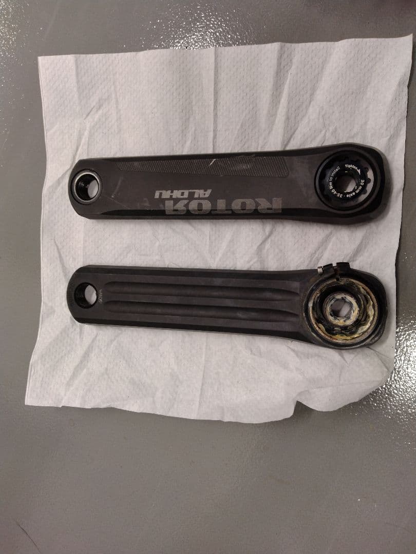 ン*マ様 ROTOR ALDHU DM クランクセット 150 アクスル径 30