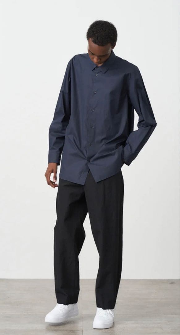 【ATON】WOOL WASHI TROPICAL TAPERED PANTS