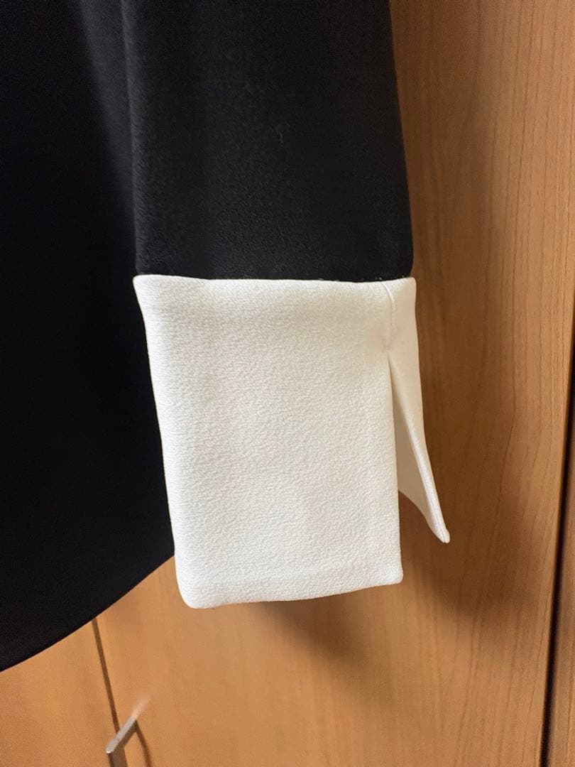 ICB 今季　マラボーテ　Ｗジョーゼット ボウタイ付き　シャツ　カラー　ブラウス