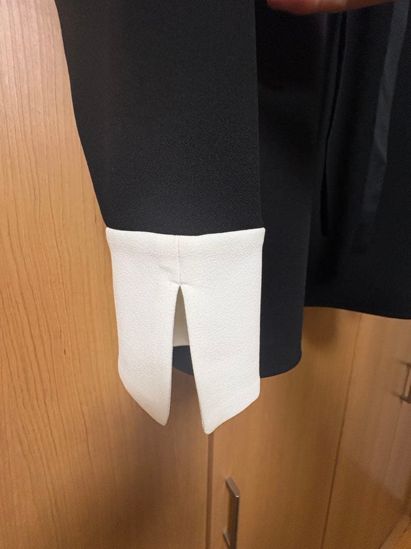 ICB 今季　マラボーテ　Ｗジョーゼット ボウタイ付き　シャツ　カラー　ブラウス