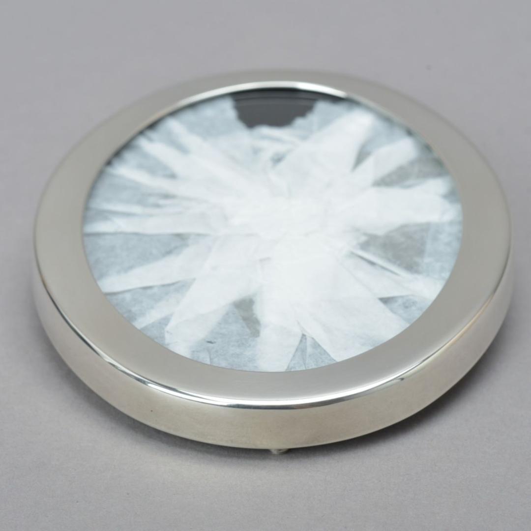 磨き済み/美品 ティファニー フォトスタンド SV オーバル 925 保存袋付