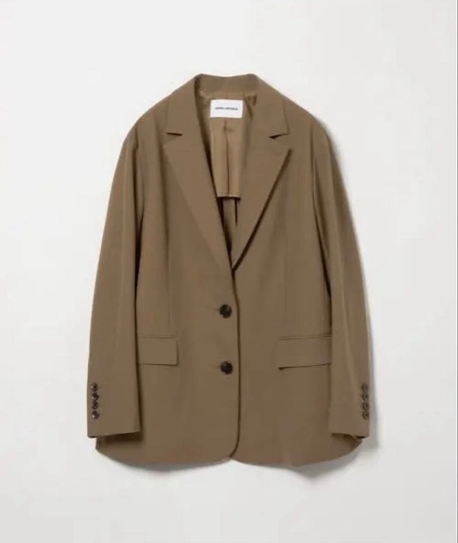 値下げ【新品】EMMEL REFINES 2ボタンテーラードジャケット ブラウン