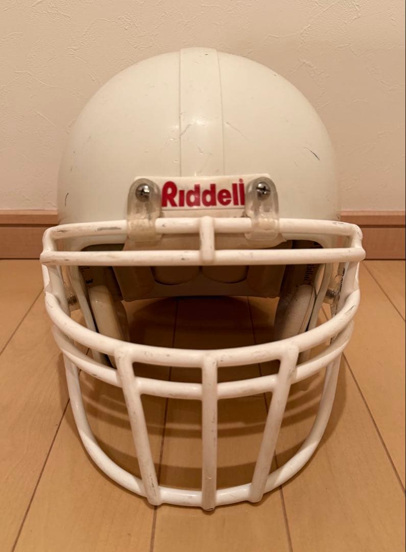 Riddell アメリカンフットボールヘルメット ホワイト　Lサイズ