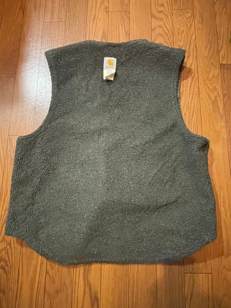 Carhartt オリーブ ジッパーベスト