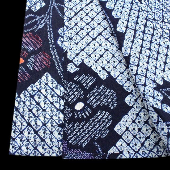 身丈１６５ｃｍ　特選の浴衣【有松鳴海絞り】　～本藍・手絞り染～　未使用品のお着物