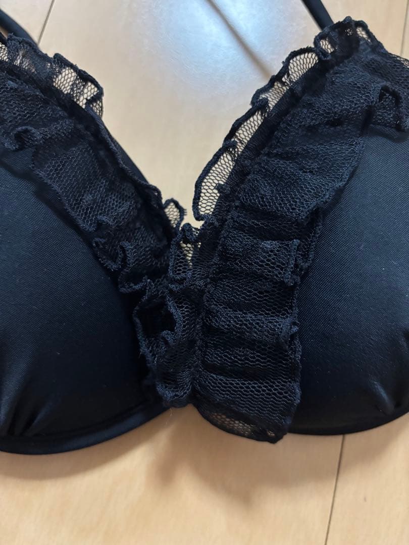 新品Ravijour ブラック 水着ビキニ巾着付き