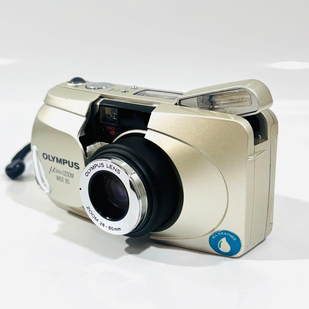 ★美品・動作品★【A1725】OLYMPUS μ ZOOM WIDE80