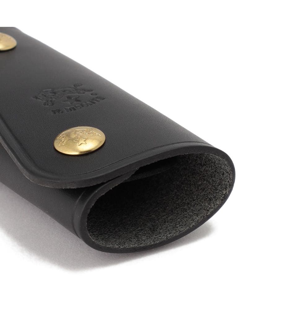 【新品】IL BISONTE ブラックキーケース