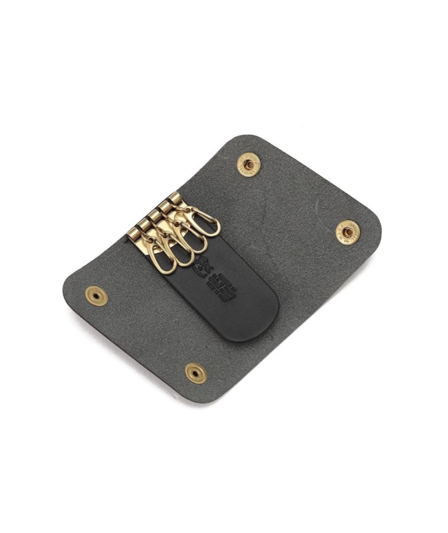 【新品】IL BISONTE ブラックキーケース