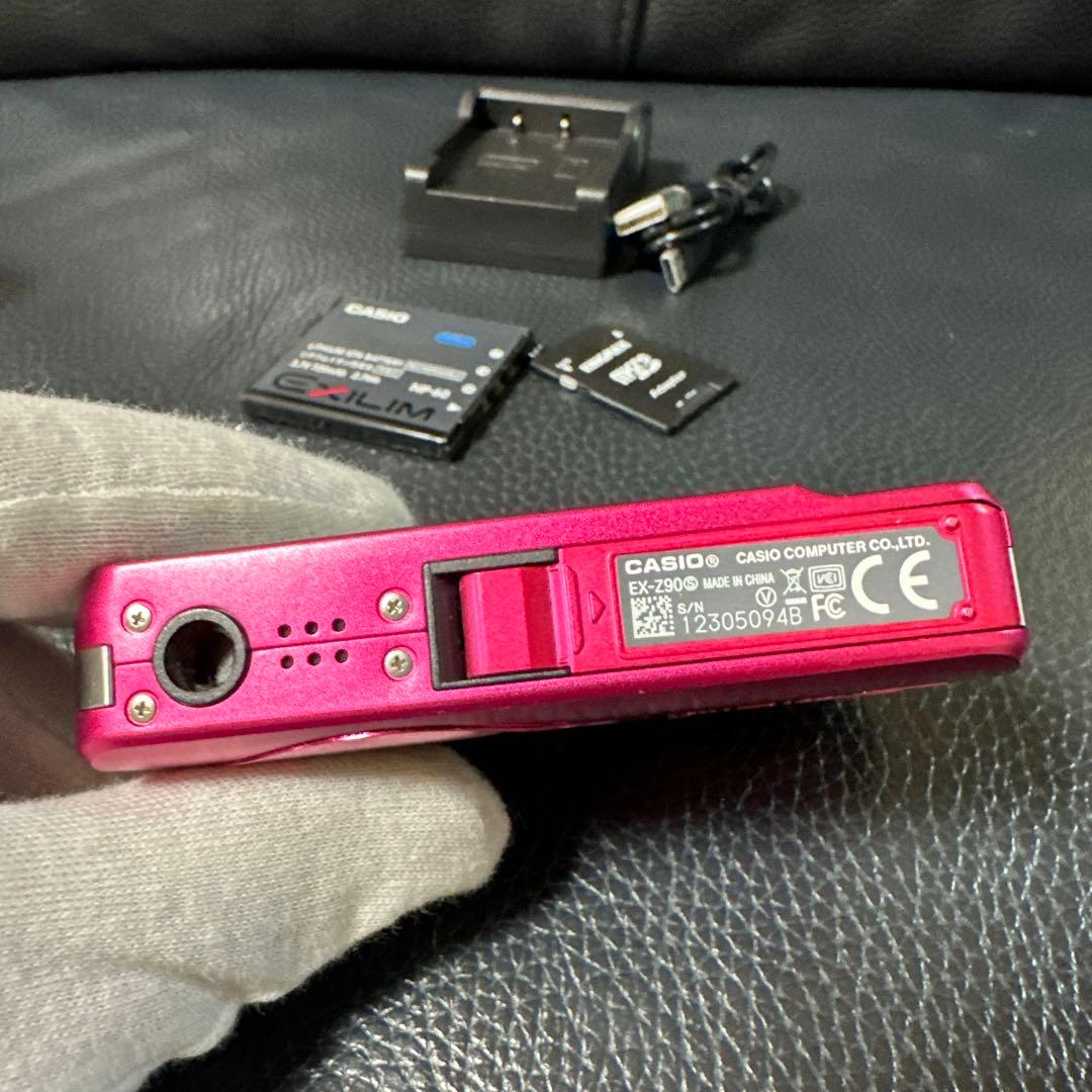 CASIO EXILIM EX-Z90 ピンク 動作確認済　中古良品