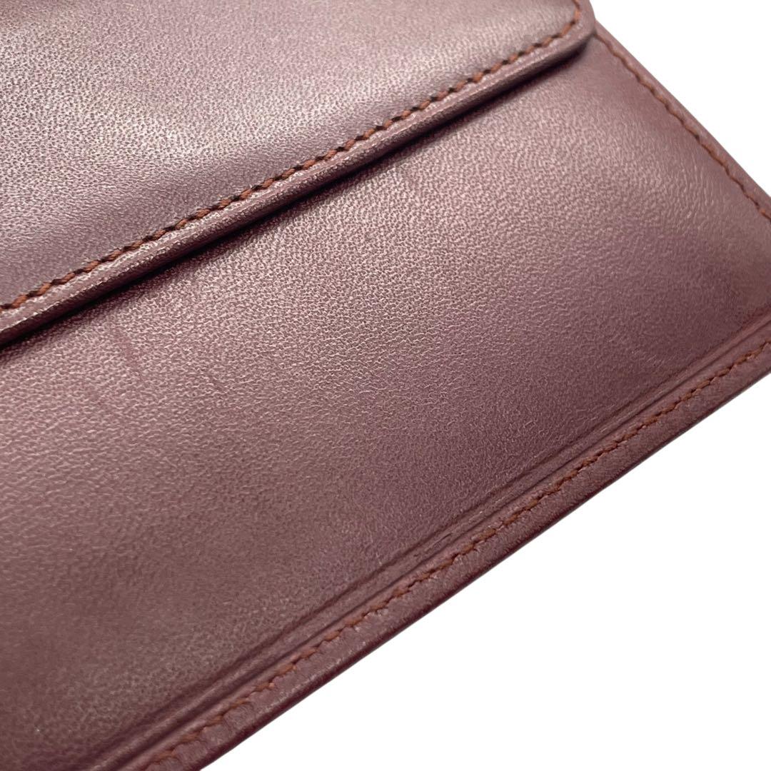 美品　Cartier カルティエ　w6 二つ折り　ケース　名刺入れ　レザー