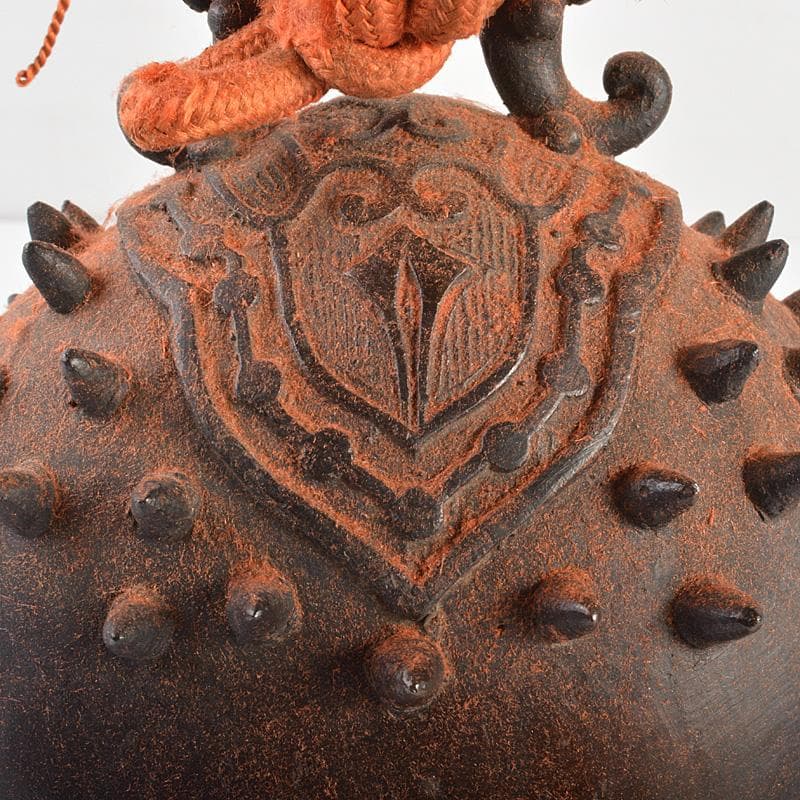 中国　古銅　銅鑼　釣鐘　M　R6795