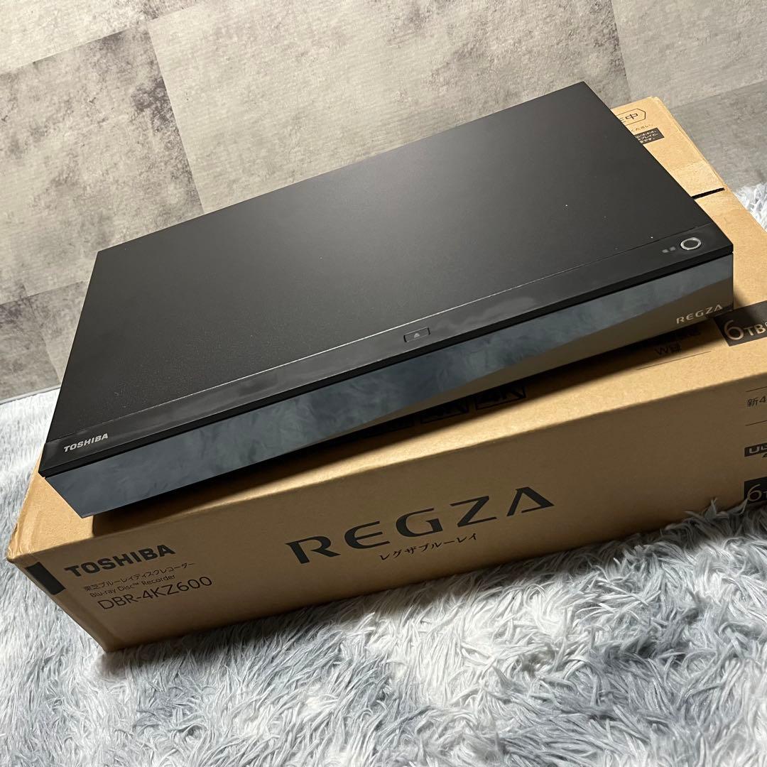 25年製　東芝　REGZA 4K 6TB DBR-4KZ600