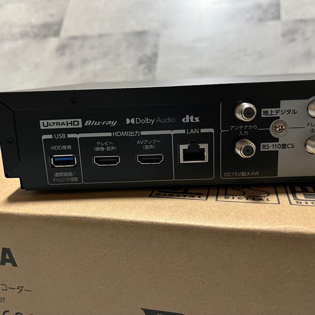 25年製　東芝　REGZA 4K 6TB DBR-4KZ600