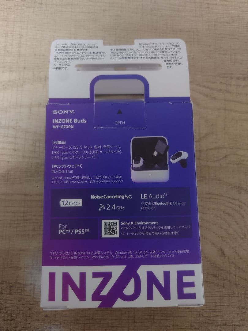 SONY INZONE Buds（ソニーインゾーンバッツ）「PS5/PC」