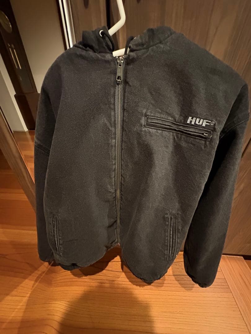 【美品】 HUF WHAT A JUNGLE DENIM WORKJACKET