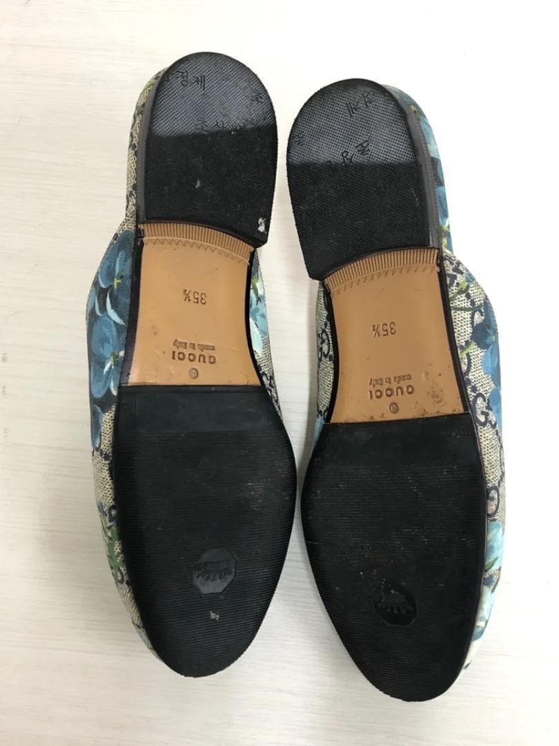 【美品】グッチ GGブルームス プリンスタウン サンダル フラワープリント　限定