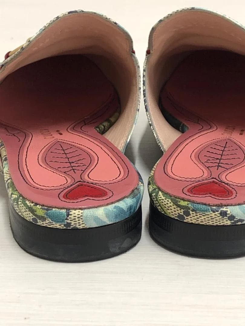 【美品】グッチ GGブルームス プリンスタウン サンダル フラワープリント　限定