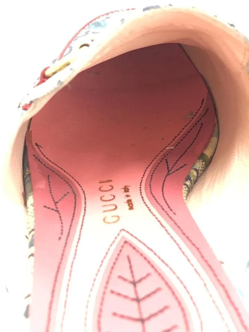 【美品】グッチ GGブルームス プリンスタウン サンダル フラワープリント　限定