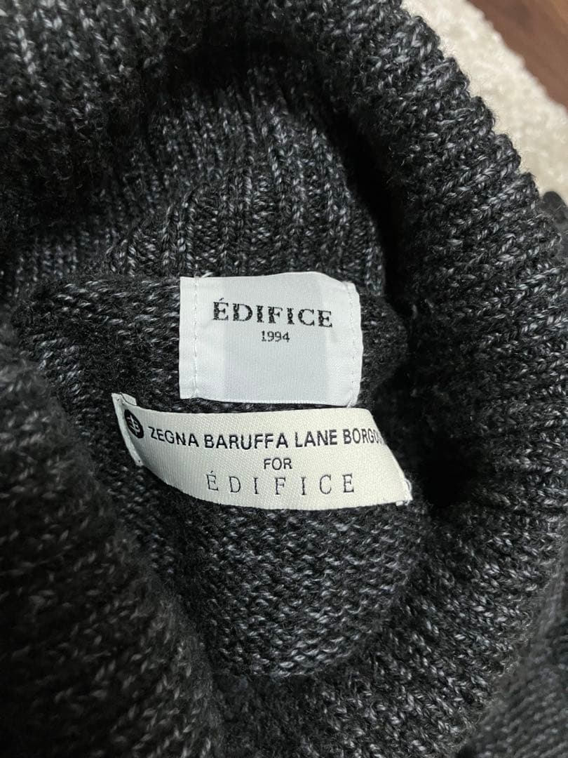 EDIFICE/ZEGNA BARUFFA LANE BORGAタートルネック