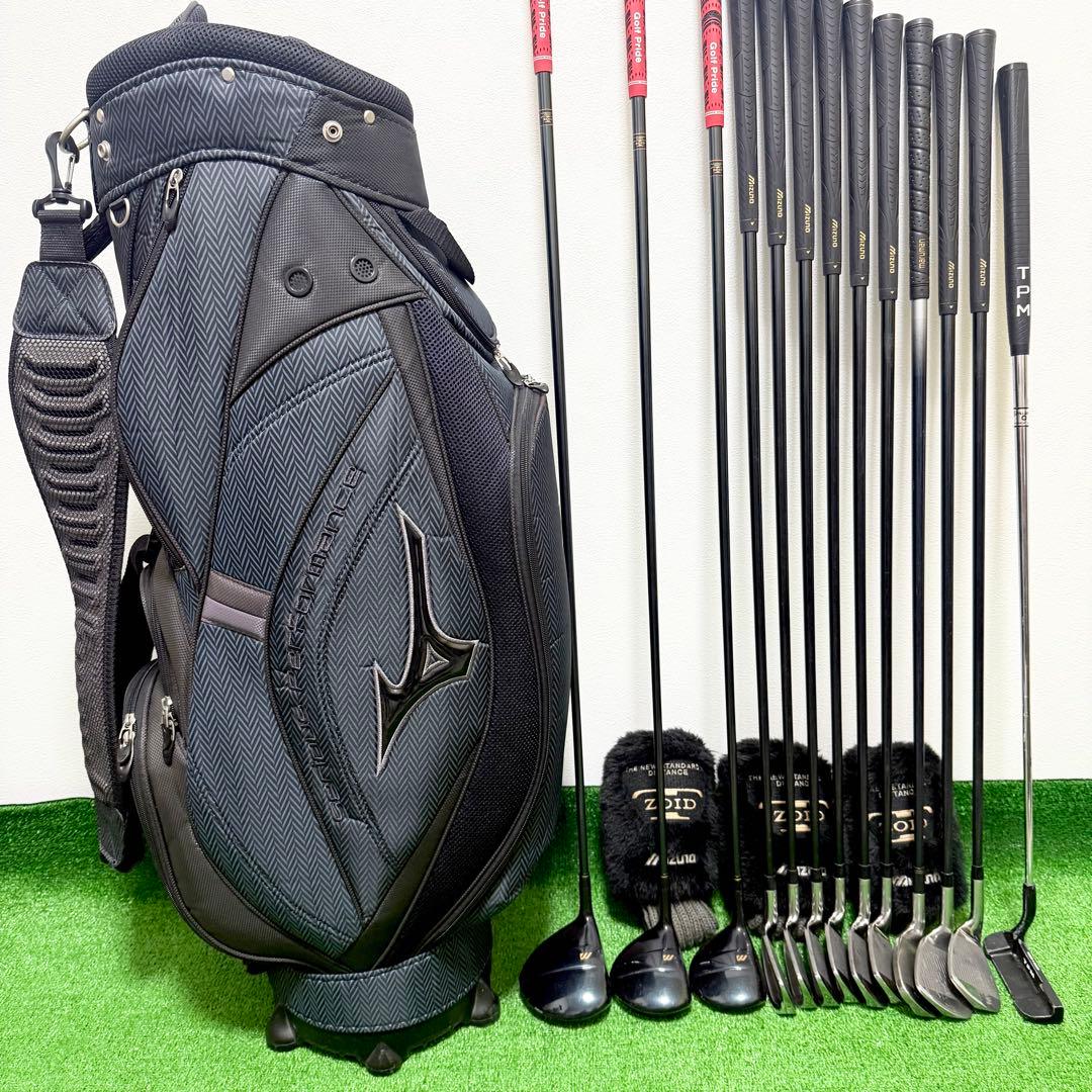 ミズノ 統一 初心者 メンズ ゴルフクラブセット フルセット 一式 ゴルフセット