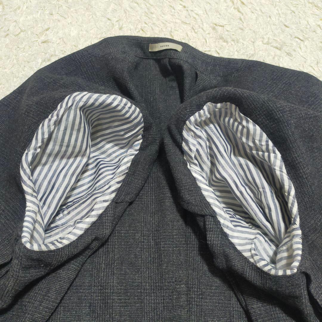 【美品】ボリオリBOGLIOLI・ジャケット・フランネル・ストレッチ・灰・XL