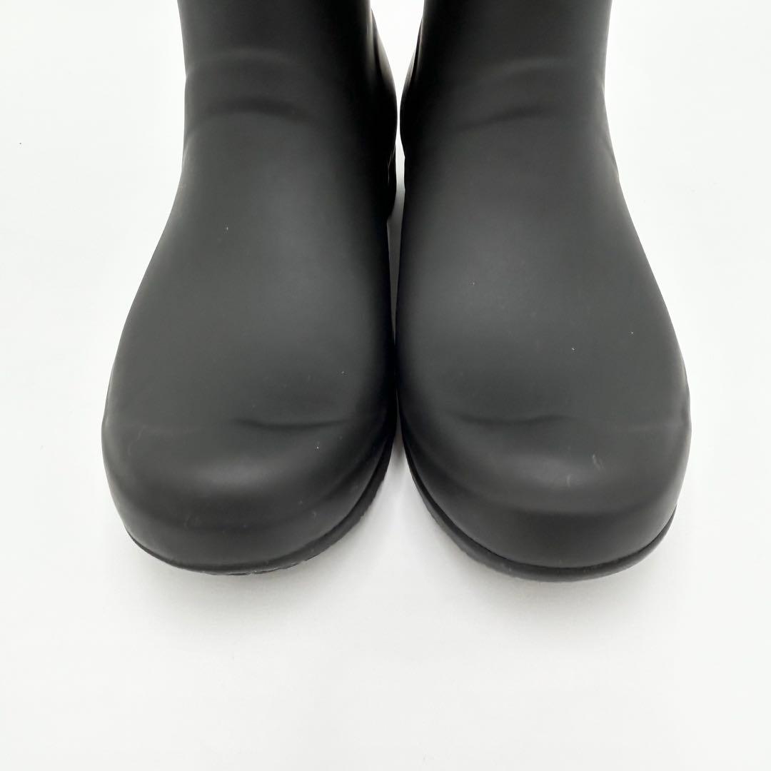 HUNTER ハンター レインロングブーツ ブラック 長靴 24cm 箱付き