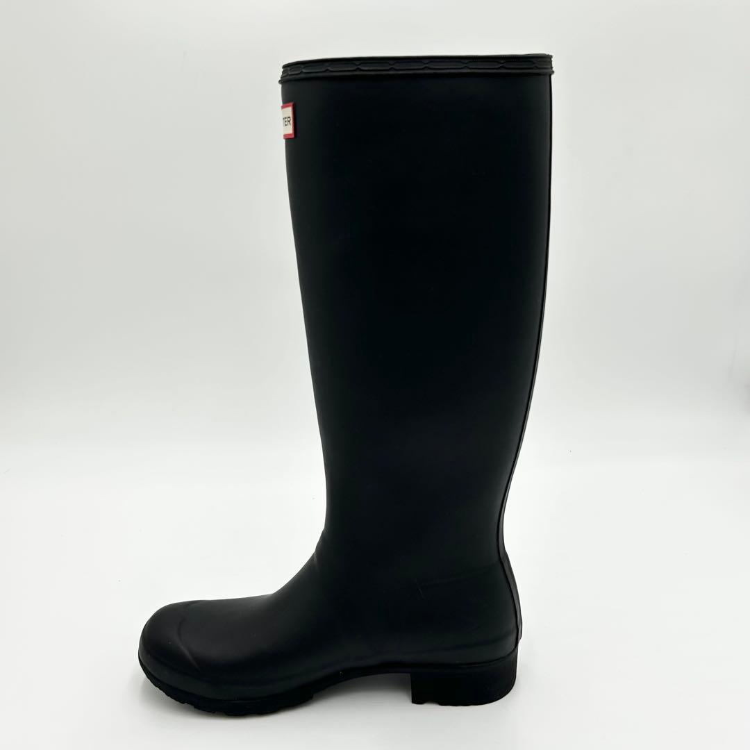 HUNTER ハンター レインロングブーツ ブラック 長靴 24cm 箱付き