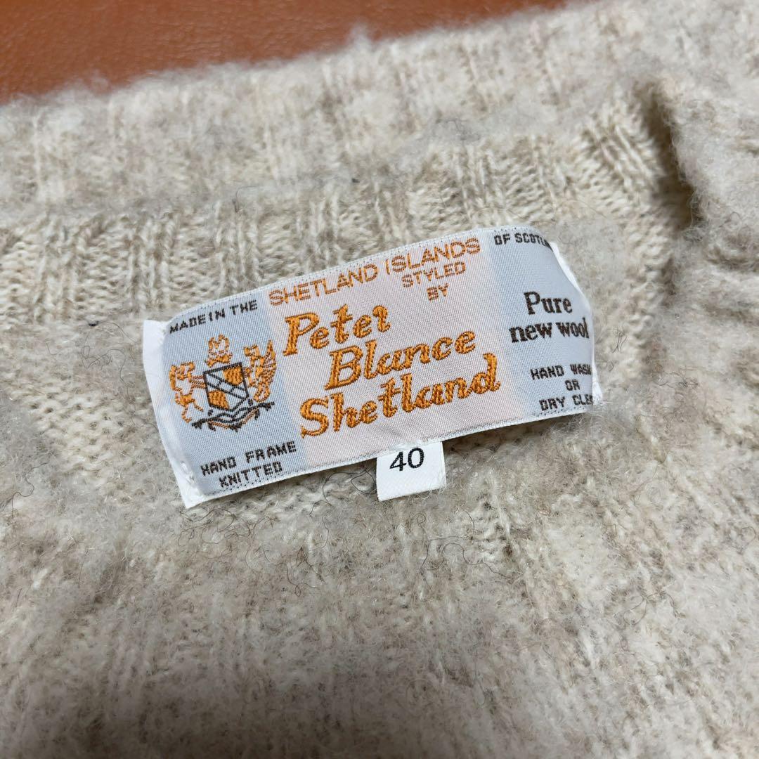 ぱ*り様 Peter Blance シェットランドウール シャギードックセーター