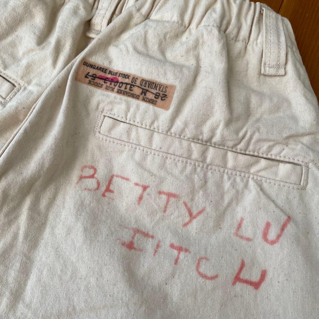 【新品】 デニムアンドダンガリー 落書き ペインターパンツ チノパン レア 希少