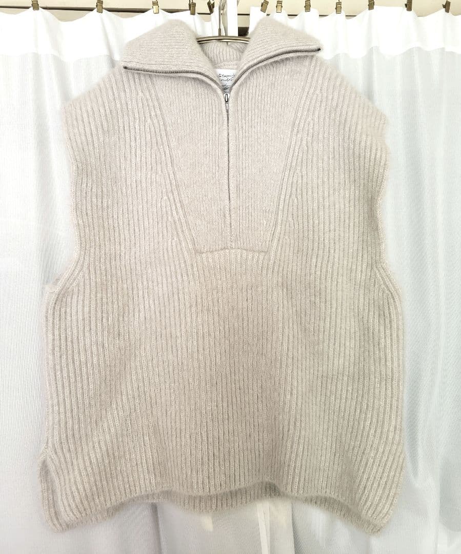 chocolat_m様【新品未使用】カオスブルーフォックススキッパーニットベスト