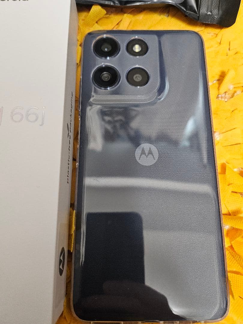 スマートフォン本体 Motorola moto g 66j 5G 128G Black Oyster