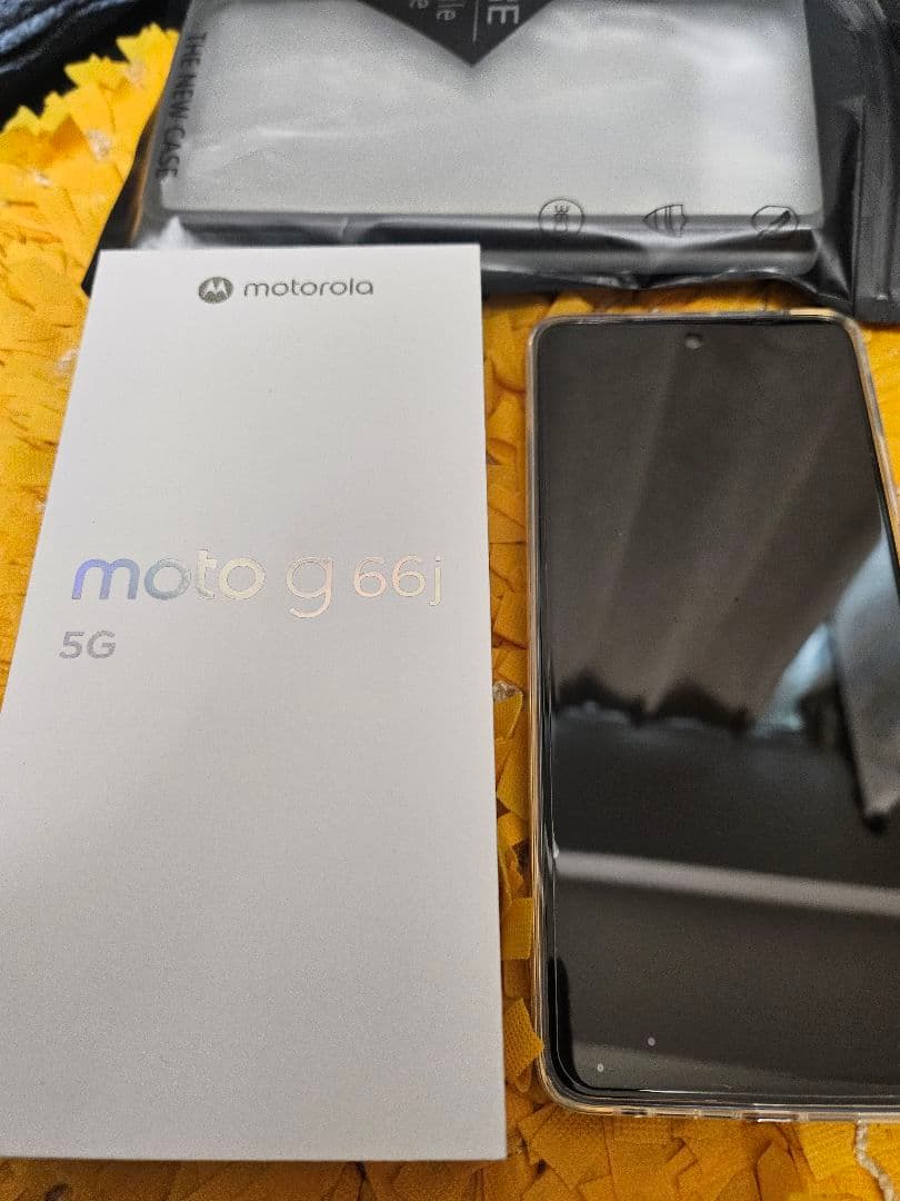 スマートフォン本体 Motorola moto g 66j 5G 128G Black Oyster