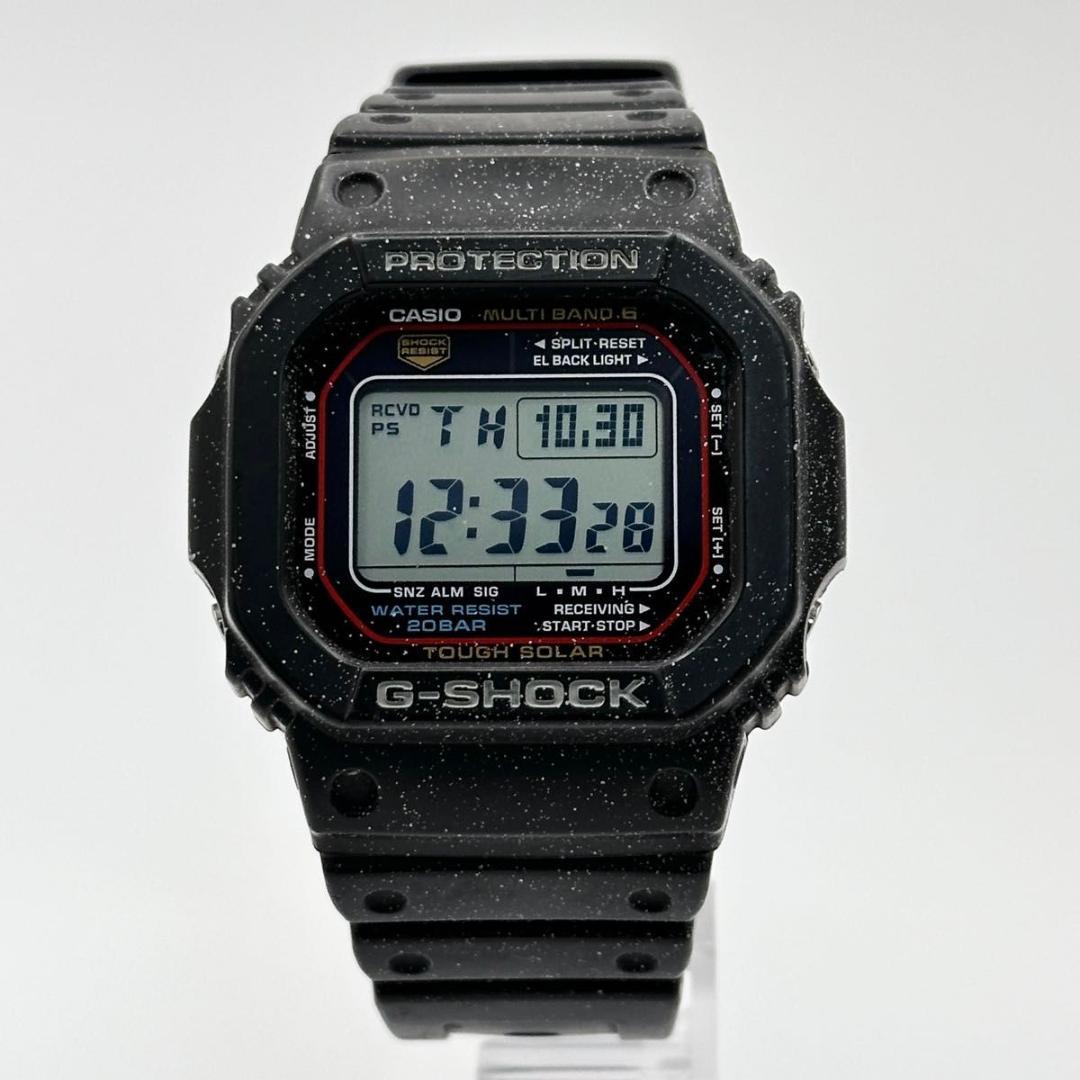 専用稼働 電波◎G-SHOCK 電波ソーラー ブラック スクエア ジーショック