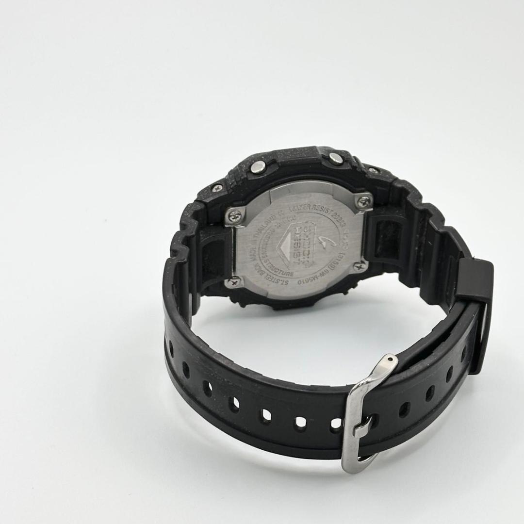 専用稼働 電波◎G-SHOCK 電波ソーラー ブラック スクエア ジーショック