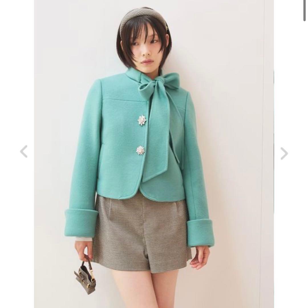 LILY BROWN リリーブラウン 2025AW 2wayビジューコート