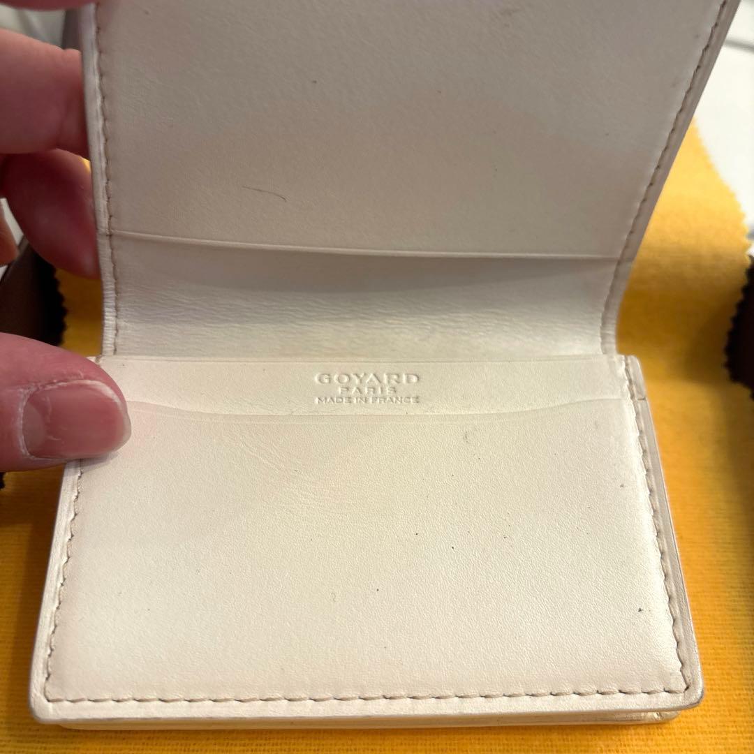 GOYARD 名刺入れ ホワイト