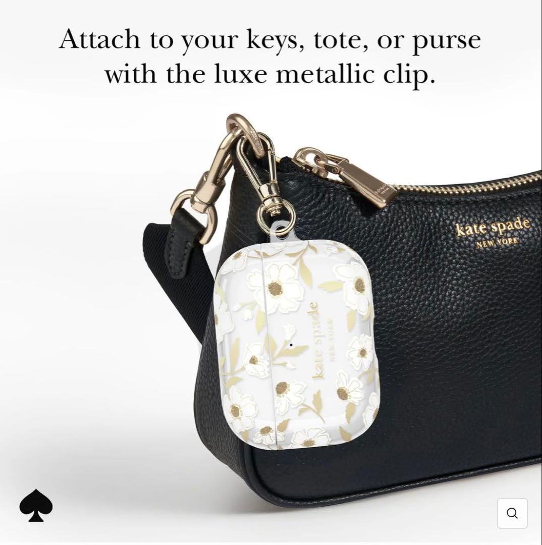 ケイトスペード AirPodsPro3 ケース 花柄