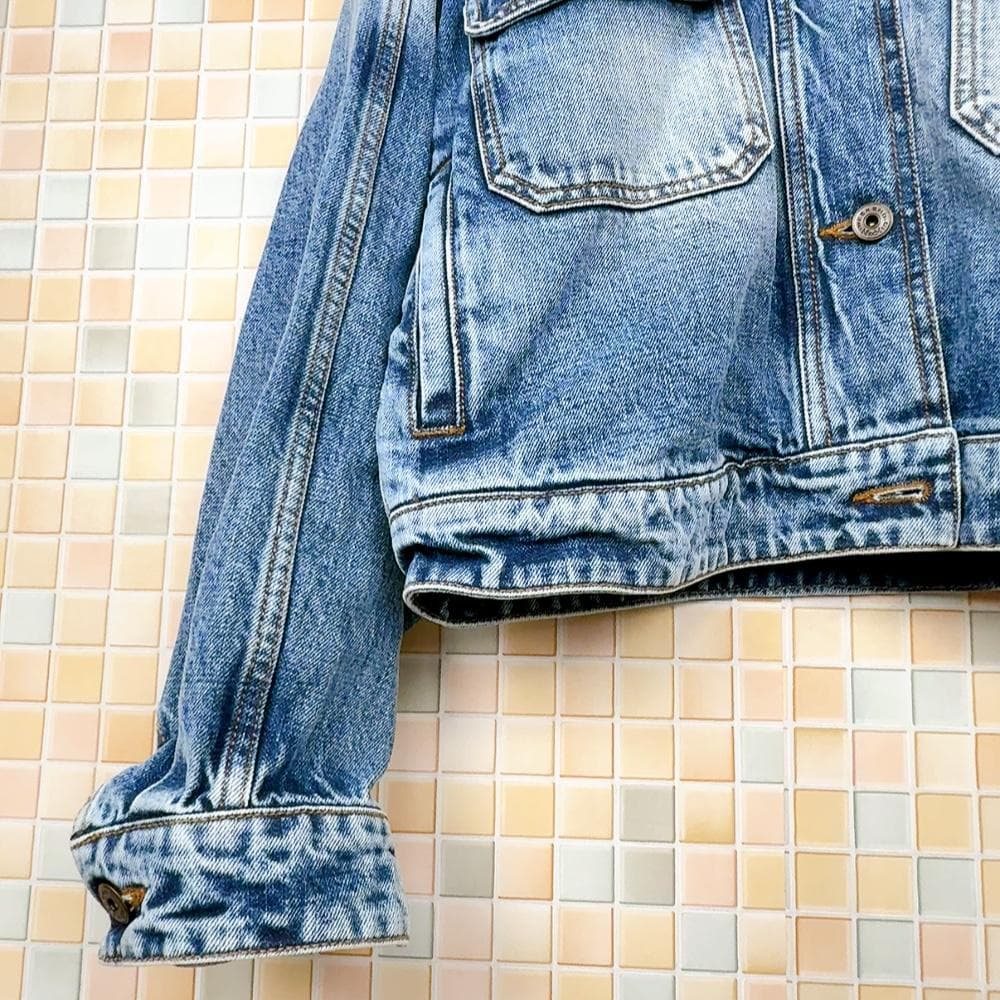 マックスマーラ　 デニムジャケット クロップド丈　MAXMARA 　36