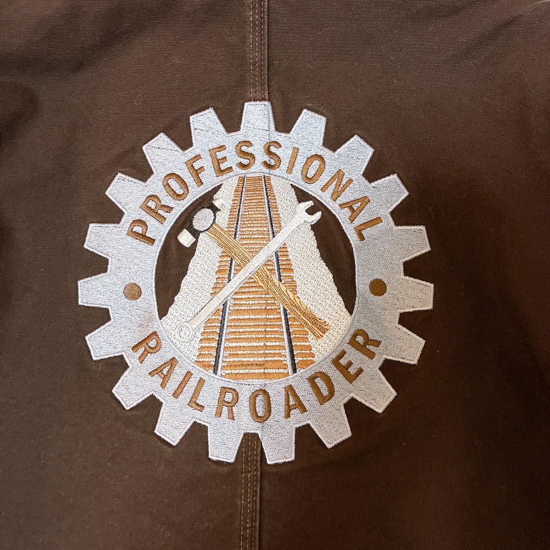 Carhartt CSX企業刺繍ミシガンチョアコート裏地ブランケット L USA