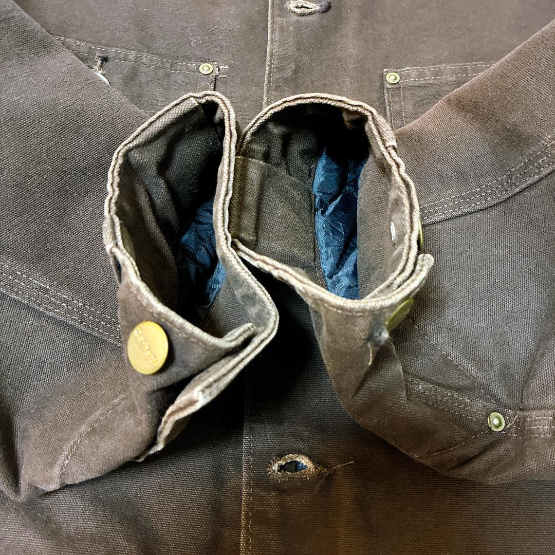 Carhartt CSX企業刺繍ミシガンチョアコート裏地ブランケット L USA