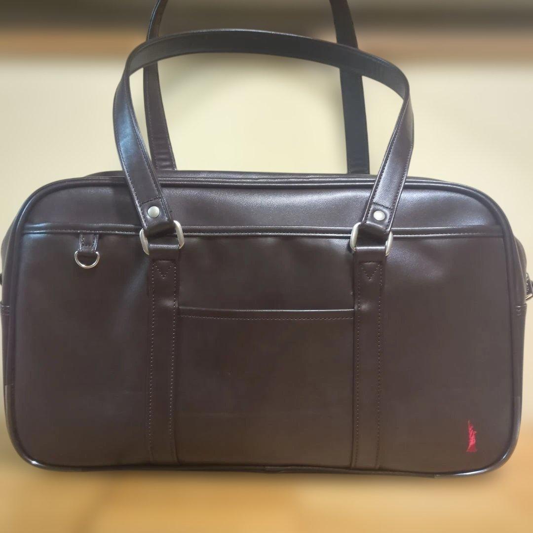 美品イーストボーイ　EASTBOY スクールバック　スクバ　茶色