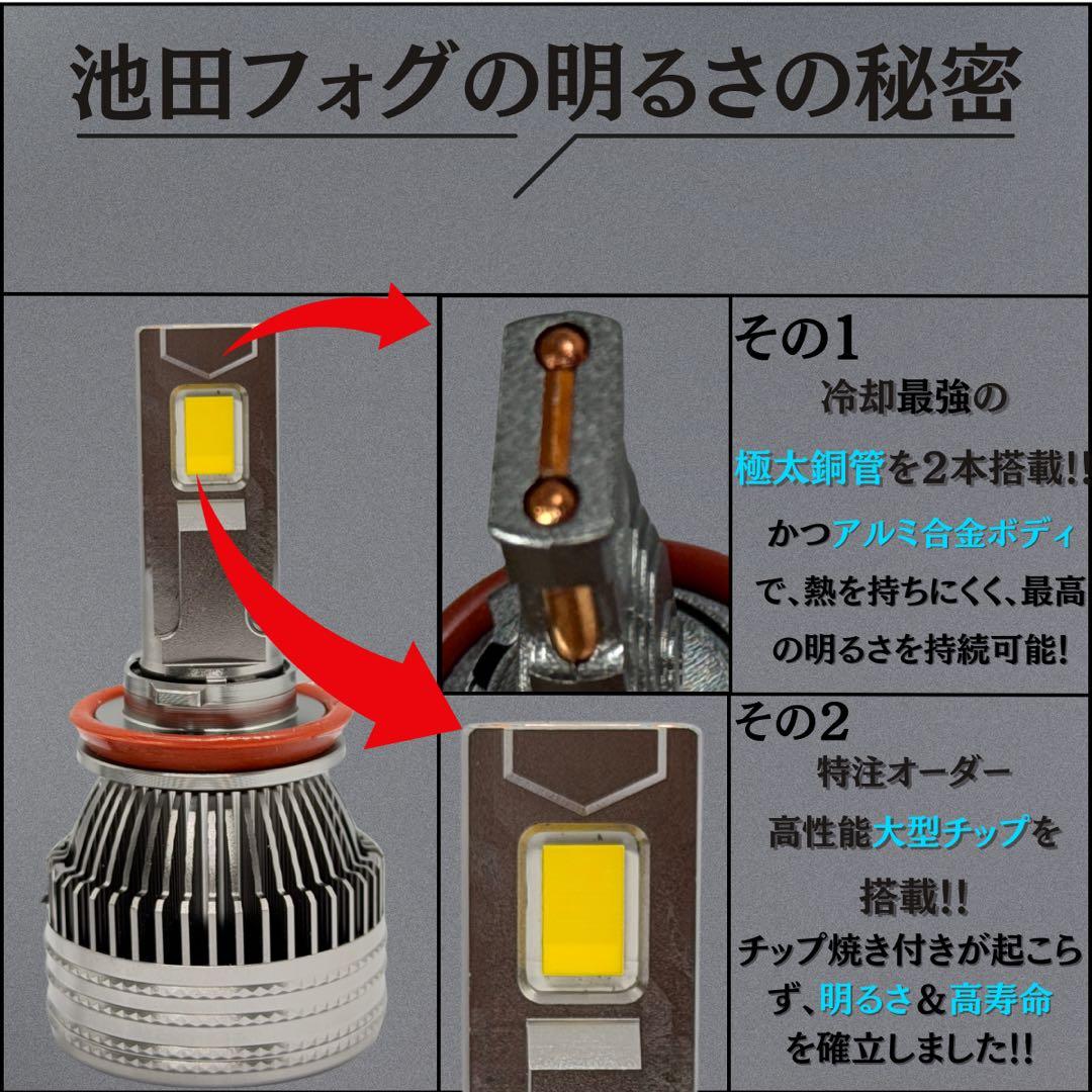 新・裂光シリーズ!! 超大型チップ ライムイエローフォグ! H8/H11/H16