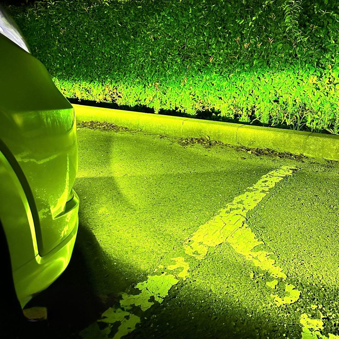 新・裂光シリーズ!! 超大型チップ ライムイエローフォグ! H8/H11/H16